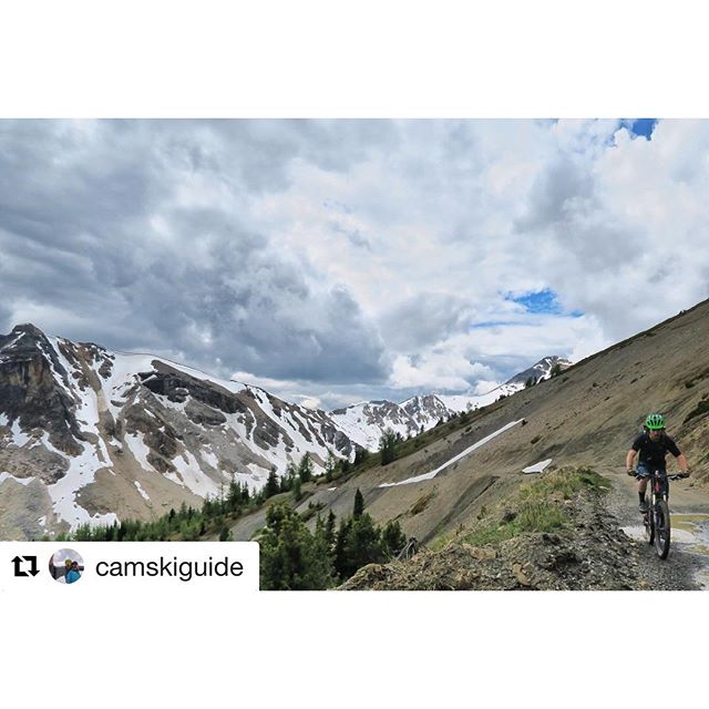 We saw Cam & Laura at the cabin yesterday as they climbed up and over Paradise Ridge on their mtn bikes. An epic ride ... Repost from @camskiguide on Instagram.
・・・
By definition, the term "epic" describes deeds or adventures of certain figures or people on a legendary or heroic quest. This thought crossed my mind on and off throughout the day as @laurariverkay and I made our way into the alpine from our house. 2,190m climbed and 60.5km travelled on what I would consider some of the best conditions I've ever seen in June for early access to the alpine. Not once did we ride through snow, endure prolonged bad weather or have mechanical issues of any nature. I guess the term "epic" could be used to describe today. I certainly thought it was. #epic #alpineride #mtb #highplainsdrifters #outside #summerfun @norcobicycles @dissentlabs @kreedeyewear @zenathlete @blackstrap_inc @westcomb 
Big thanks to @elementalcycle for keeping our bikes minty!!