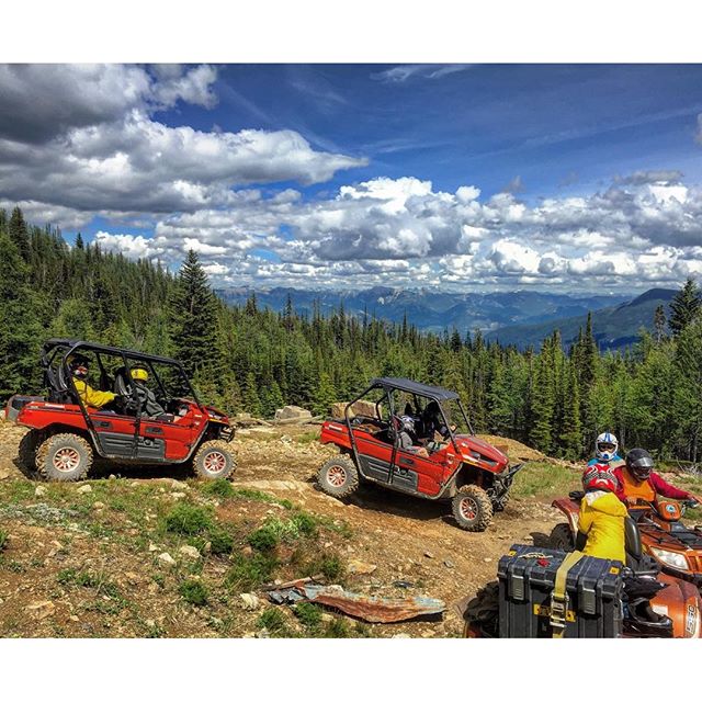 Exploring the remains of the #ParadiseMine on today's afternoon half-day #ATV tour.

#BCRockies #canadianrockies #panoramabc #canmore #banff