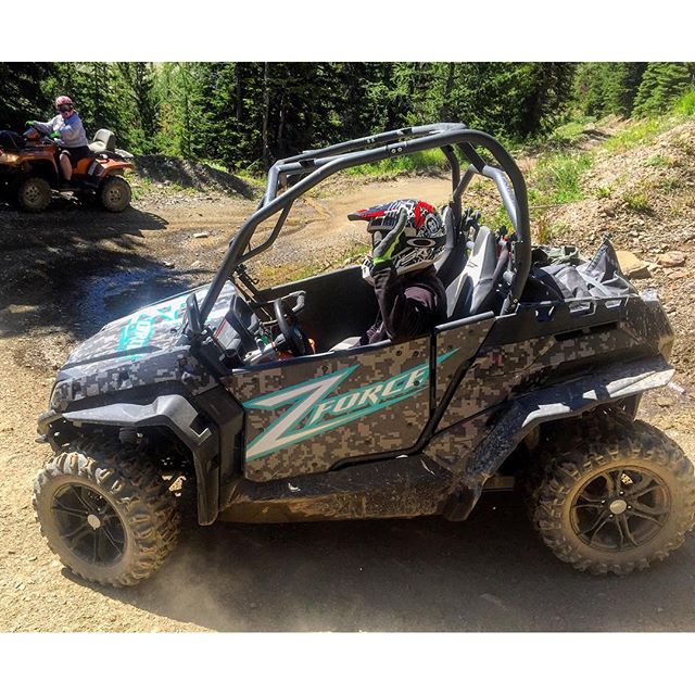 Our #ATV tour guides have been putting this #CFMoto side-by-side through its paces this summer.