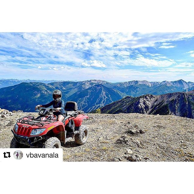 Instagram Repost from @vbavanala
・・・
Drive an ATV to the top of a mountain ✔✔