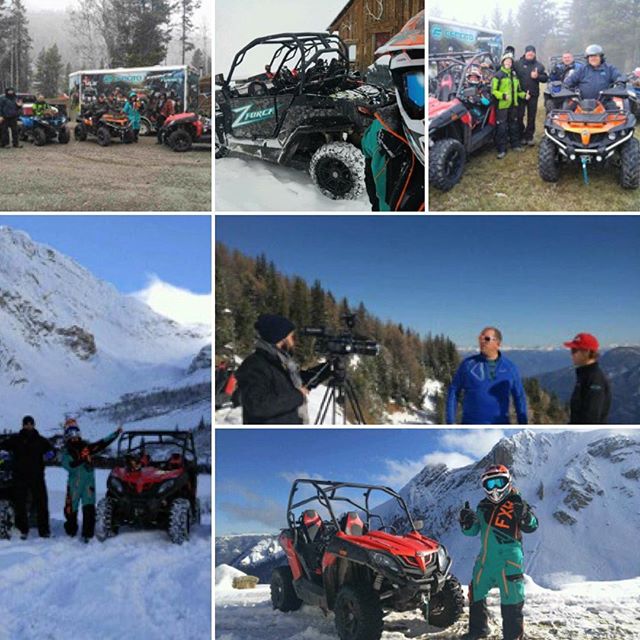 What an awesome time we had last week hosting a film and photo shoot for #CFMoto. We covered a lot of ground exploring the Purcell Mountains on these cool cutting edge #quads and #sidebysides !