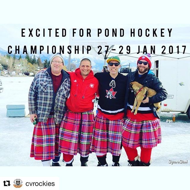 POND HOCKEY CHAMPIONSHIP
Jan 27-29 2017 
It's such a fun tournament to play in and spots are filling up fast.Don't miss out on a fun filled weekend of puck on a frozen lake  in beautiful Invermere BC .

The tournament takes place at Kinsman Beach and the lake in in superb condition.We always have some great team uniforms and give out a prize for most creative ... 2017 Divisions

Mixed 3 Female & 3 Male 
Men's Open
Men's Recreational
Men's 35 +

To register go to www.rockieshockey.ca and click pond hockey link for info or call / text Rhonda on 2503415198 for info

#Repost from @cvrockies
・・・