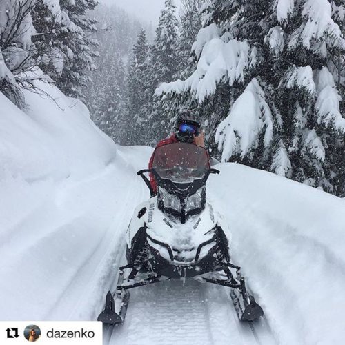 Instagram repost from @dazenko ・・・ On Thursdays we sled #skidoo …