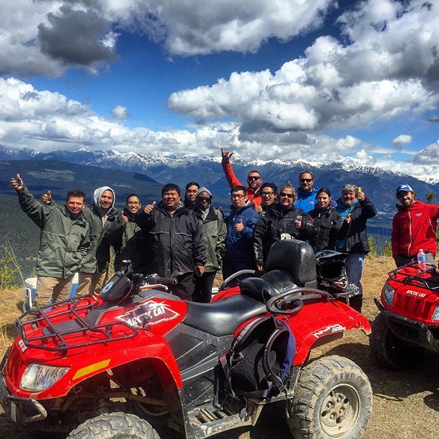 We had an awesome day for the first #ATV tour of #Summer2017.  Lots of fun hosting the folks from @dirtt interior solutions. ????