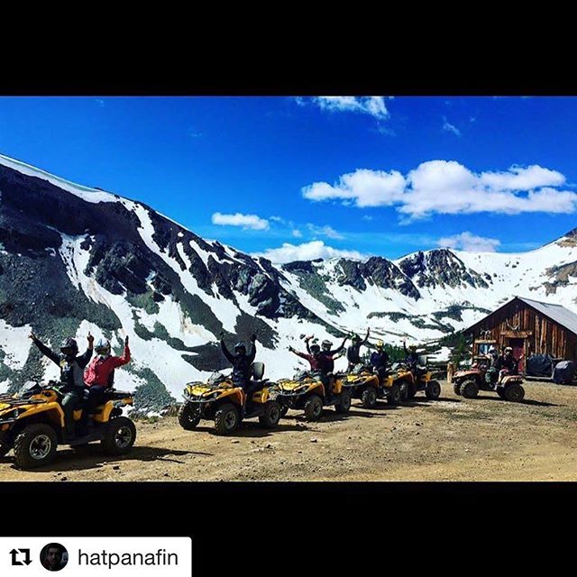 #Repost @hatpanafin ・・・
My father always talked about getting a quad and going through the mountains, and yesterday I got to ride a quad through the Rockies with my cousins. It's amazing to find little connections wherever or however you can. #canadianrockies #cousinlove