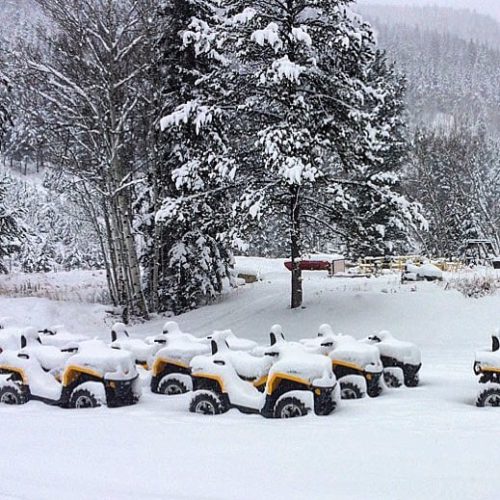 The #snow keeps coming!! It’s time to tuck these #ATV’s …