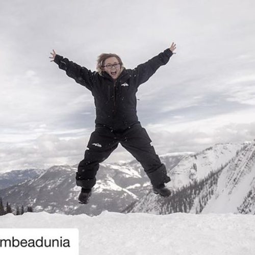 #Repost from @tembeadunia ・・・ Celebrating yesterday’s first snow fall of …