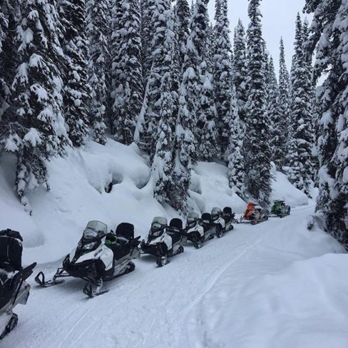 Repost from @roadtomandello * .  #Snowmobile #Canada #tobycreek
