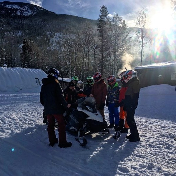 Before any of our tours leave our base area our guides provide all guests with a safety briefing and orientation to the #snowmobile. Then we head out to our practice area to get comfortable with handling the machine before heading out on the trail. Every year we teach hundreds of people how to ride a snowmobile.