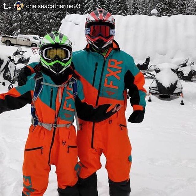 Repost from @chelseacatherine93. .

Gone for a rip #tobycreekadventures #snowsuits #cozycabinlunch #cheesyprompose #kyleisthebest