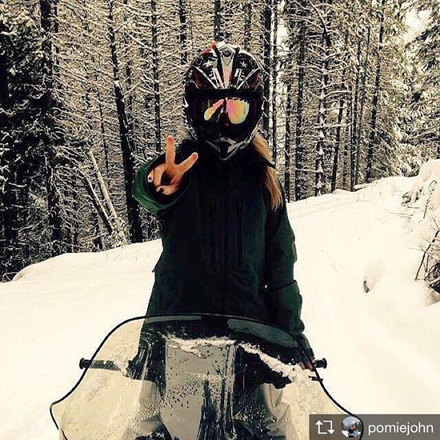 Repost from @pomiejohn .  Yep our Daughter loved the Paradise Basin full day Toby Creek adventures Snowmobile tour, Just like the rest of the Family, what a great day it was ???? ????