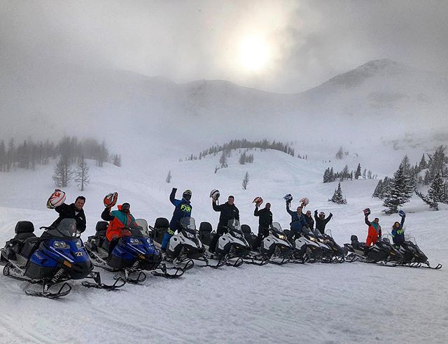 Today we had a very memorable visit from the guys and gals from @msftstartups who joined us for a team-building adventure to #ParadiseBasin. These folks sure love to have fun and we were so happy to help them do just that ???? .

#paradisemines #tobycreekadventures #snowmobiletours #Microsoft #microsoftforstartups @microsoft @microsoftcanada #wheredoyouwanttogotoday  #teambuilding #funatwork #canadianrockies #banff @banfftours #discoverbanff