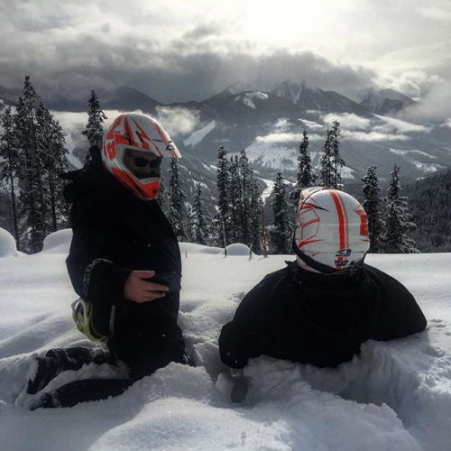 Sit back and soak in the view!! #snowmobiletours #paradisemines #tobycreekadventures …