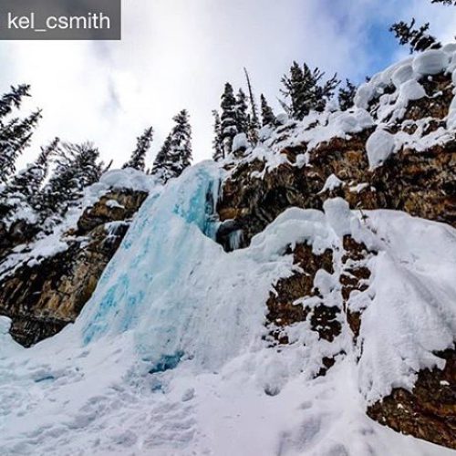 Repost from @kel_csmith  Frozen Smith falls • A nice …