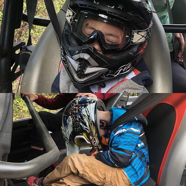 Two of our younger guests on yesterday’s tour each caught a quick nap along the trail. Those 4-seat #Teryx UTVs are certainly a smooth ride! ????????