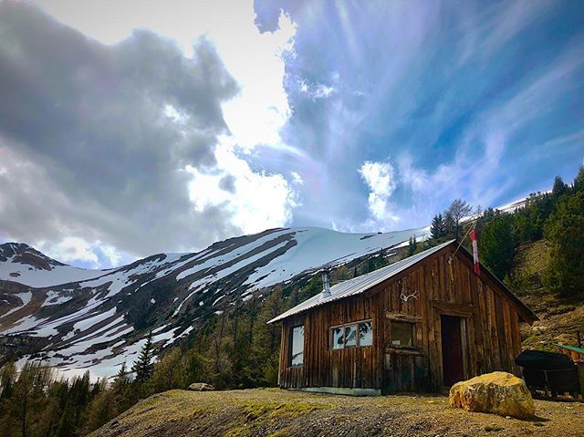 Crazy cloud effects over Paradise Ridge and our cabin this afternoon. The sky is always changing over the mountains.