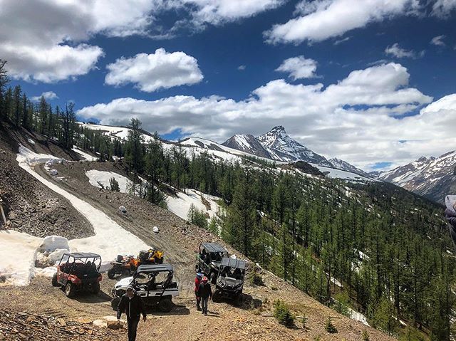 Paradise Ridge and Mt. Nelson on today’s full-day tour. The Larches are now green with their new needles, the last snow drifts are melting fast and summer is just a few days away. #tobycreekadventures