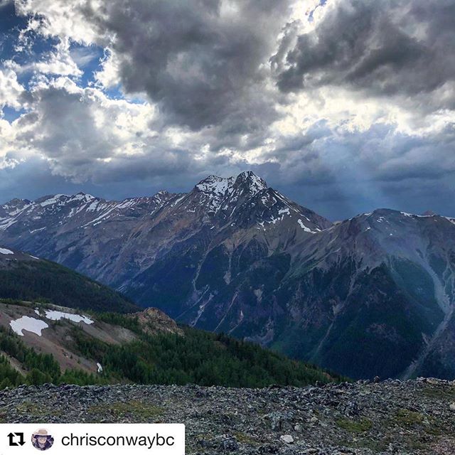 #Repost from @chrisconwaybc
・・・
A single ray of sunlight pierced the clouds over Mt. Slade this evening! The evening light on Paradise Ridge is often incredible during summer, and the clouds add drama to the view.
.
.
#tobycreekadventures #ATVguide #warmsideoftherockies #purecanada #panoramamountainresort #panoramabc