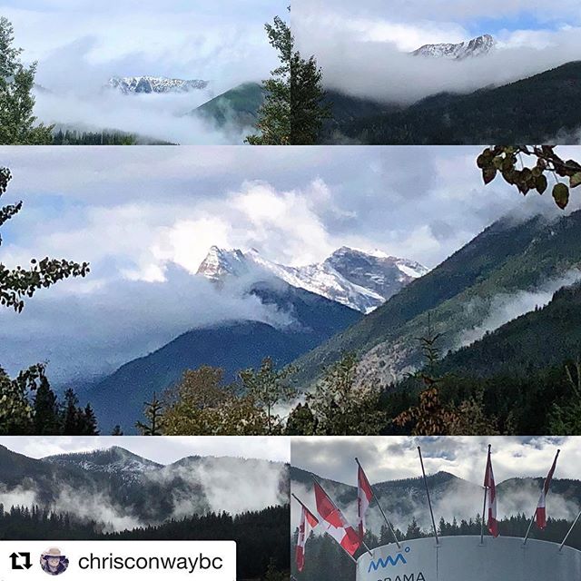 It snowed again this morning ????????.
.

#Repost from @chrisconwaybc ・・・
More fresh snow in the alpine for @panoramaresort and @tobycreekadv. That’s the second snowfall in a week pretty much.
.
.
#tobycreekadventures #panoramamountainresort #purecanada #purcellmountains #fall #snow #summerisover #kootenaylife #warmsideoftherockies
