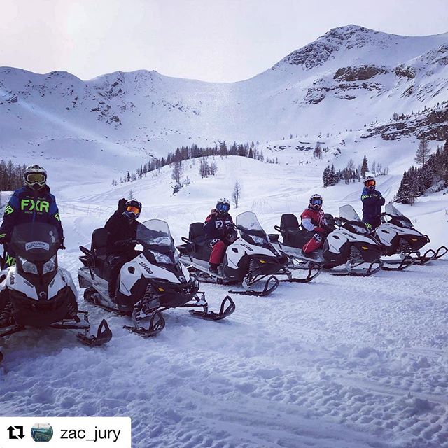 #Repost from @zac_jury
・・・
Snowmobiling? Don’t mind if I ski-doo! ????????⛄️???????? #tobycreekadventures #panorama #canada #snowmuchfun #shredding