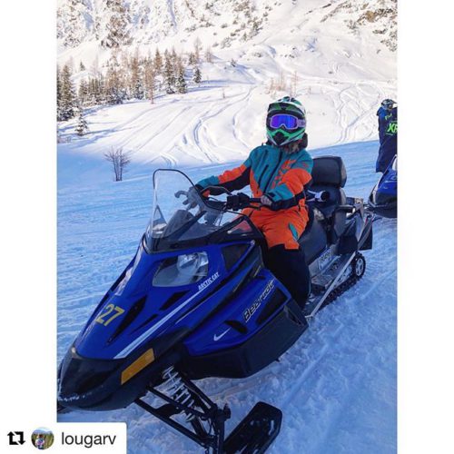 #Repost from @lougarv ・・・ Had the best morning Snowmobiling for …