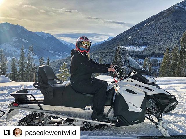 #Repost from @pascalewentwild ・・・
My new ride ????????‍♀️
•
•
It felt like every day of this trip the days just got bigger and better. This day definitely beat them all and was the perfect grande finale ❄️ Mountains for days, snowmobiled up to the eyeballs and the best adventure crew for company provided for the best day! What a life ❤️
•
•
???? Toby Creek Adventures, Panorama, British Columbia. Canada.
•
•
#canada #britishcolumbia #bc #panorama #mountains #snow #snowmobiling #britishcolumbia #bc #tobycreekadventures #tobycreek #traveldiaries #mountainlovers #adventure #explore #adventurer #wanderer #bestplacestogo #all_shots #wintersports #landscapephotography #iphonephotography #landscape_captures #landscape #landscapephotography #travelgram #ski #travel #travelwithme