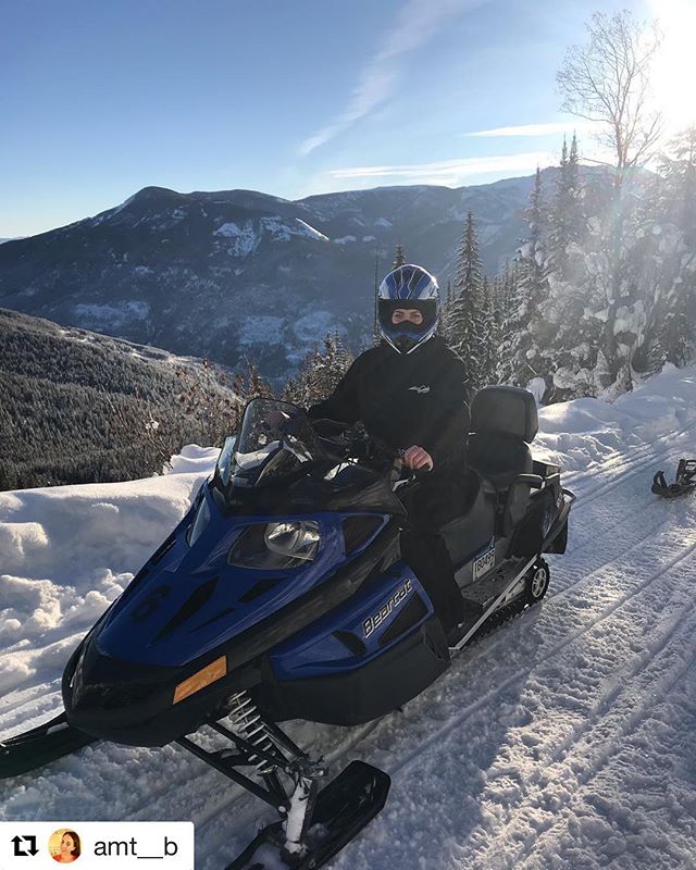 #Repost from @amt__b ・・・
GNARLY. I do extreme sports now. #snowmobile #snowmobiling #tobycreekadventures #panoramaskiresort #panoramamountainresort #adrelinejunkie