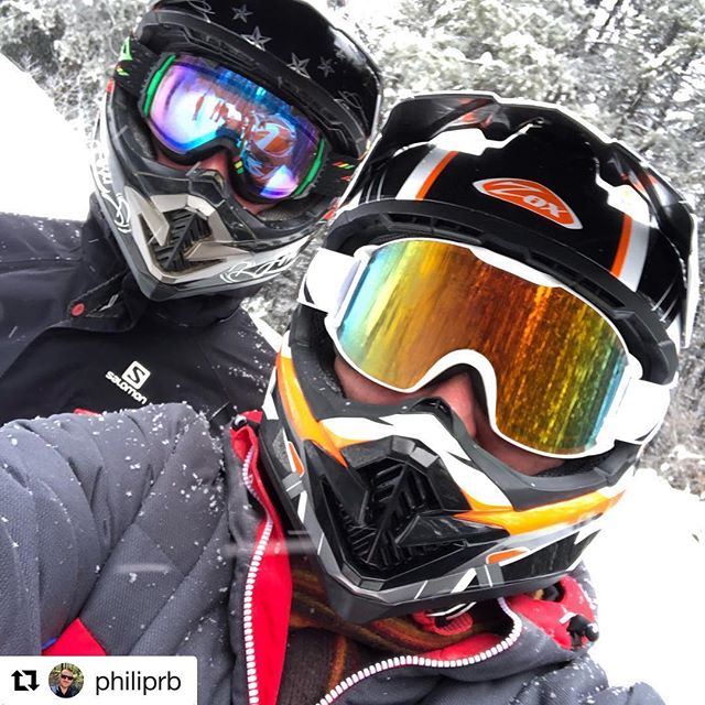 #Repost from @philiprb ・・・
Been such a great day , even if I did throw us both off the skidoo lol ???? #skidoo #snowday #funday #tobycreekadventures #canada