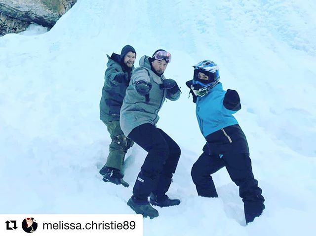 #Repost from @melissa.christie89
・・・
Another fun and beautiful day at #tobycreekadventures 
#mightymorphinpowerranger #snowmobiletherockies