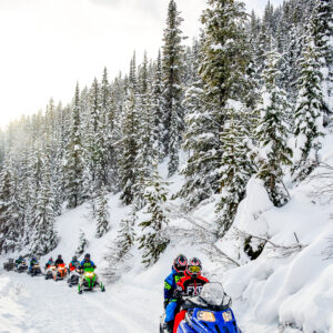 Snowmobile Tour at Toby Creek Adventures